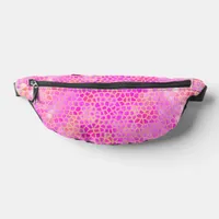 Pink Dinosaur Hide  Fanny Pack