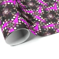 TriShapa Black Pink Wrapping Paper