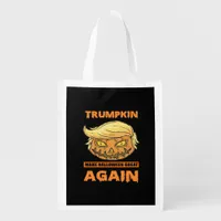 Trumpkin Make Halloween Great Again Funny Classic Grocery Bag