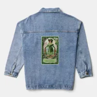 Vintage St. Patrick's Day Girl Denim Jacket