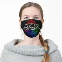 Welcome Abby Normal Colored Warped Spiral, ZFJ Adult Cloth Face Mask