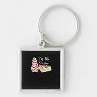Tis Season Christmas Tree Costume Funny Graphic Keychain