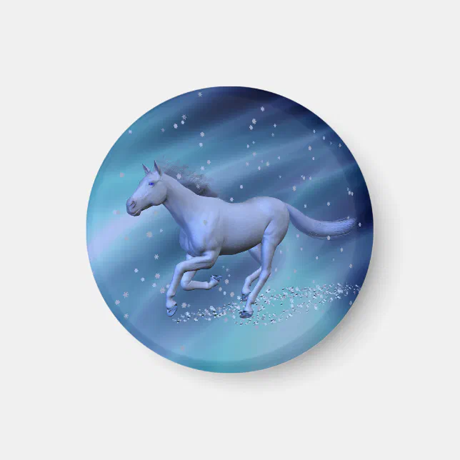 Winter Horse Magnet