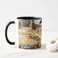 Fish Market Seattle Washington Mug