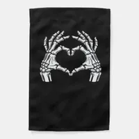 Skeleton Heart Hands Sign Halloween Costume Viral 