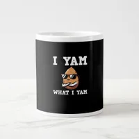 I Yam What I Yam Humorous V-Neck Giant Coffee Mug