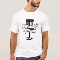 Disc Golf Personalized Couple Established Date    T-Shirt