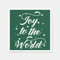 joy to the world Christmas Paper Napkins