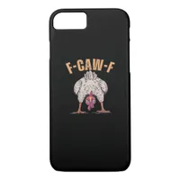 F Caw F Funny Chicken Classic Retro Cool Style iPhone 8/7 Case