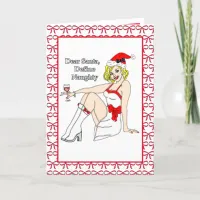 Dear Santa, Define Naughty | Christmas Humor  Card