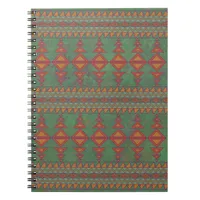 Southwest Sagebrush Green Geometric Design Notebook