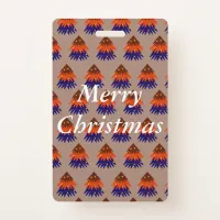 Multicolored Christmas Tree - Badge