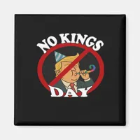 No Kings Day Vintage Classic Graphic Magnet