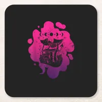 Academia Goblincore Aesthetic Cottagecore Mushroom Square Paper Coaster