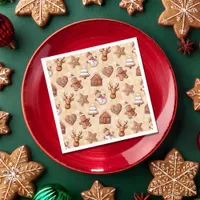 Gingerbread Cookies Christmas Napkins