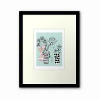 Mid Century Modern Floral Custom Photo Print