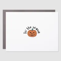 Tis The Season Funny Sloth Design Car Magnet