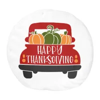 Thanksgiving Truck Pouf