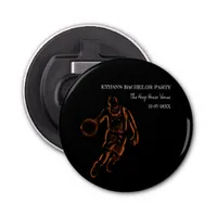 Basketball Birthday / bachelor party game day Bottle Opener