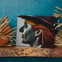 Hatter AI generated art Plaque