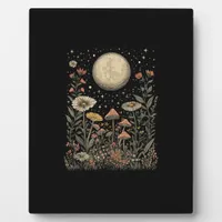 Cottagecore Moon Mushroom Moonphase Goblincore Plaque