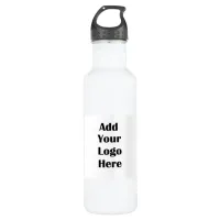 Add your Business or Team Logo to this  Stainless  Stainless Steel Water Bottle