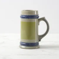 Leafy bird design  beer stein