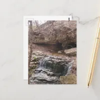 waterfall in Burlington, Iowa Postcard