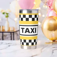 Taxi Off Duty New York Yellow Cab Design Insulated Tumbler