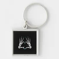 Skeleton Hand Classic Halloween Keychain