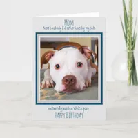 Happy Birthday Dog Mom Funny Cute Dog Poop Card