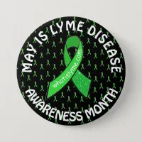 May is Lyme Disease Awareness Month Ribbons Button