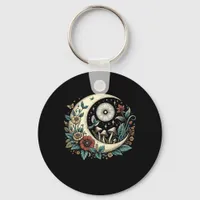 Aesthetic Goblincore Cottagecore Mushroom Minimal  Keychain