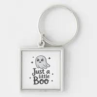 Just Little Boo Funny Design Keychain