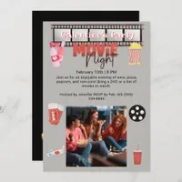 Galentine's Party Movie Night Invitation