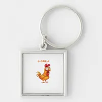 F-Caw-F Classic Funny Quote Keychain