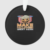 Trumpkin Halloween Vintage Political Funny Ornament