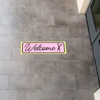 Welcome Sign for Beauty Salons Floor  Floor Decals