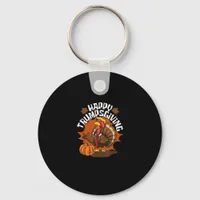 Happy Trumpsgiving Funny Thanksgiving Trumpkin Usa Keychain