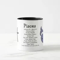 Pisces Astrology Horoscope Zodiac Sign Mug