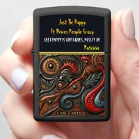 Mesmerizing Eye Design in Dynamic Colors Zippo Lighter