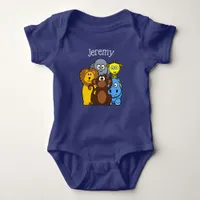 Jungle or Zoo Animals Themed Personalized Baby Tee