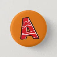 Letter A initial alphabet alphabetical Button