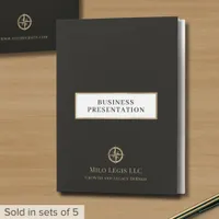 Simple Elegant Branded Presentation Folders