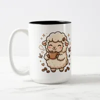 Sheep Sipping Moment Coffee Mug