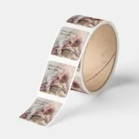 Cats and Cocoa Antique Book Club  Square Sticker