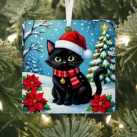 Wishing You a Paw-some Christmas | Personalized  Metal Ornament