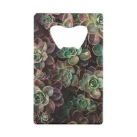 Succulent Credit Card Bottle Opener