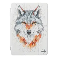 Customizable Wolf Portrait iPad Pro Cover