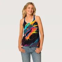Wild Dragon Art Fantasy Tank Top